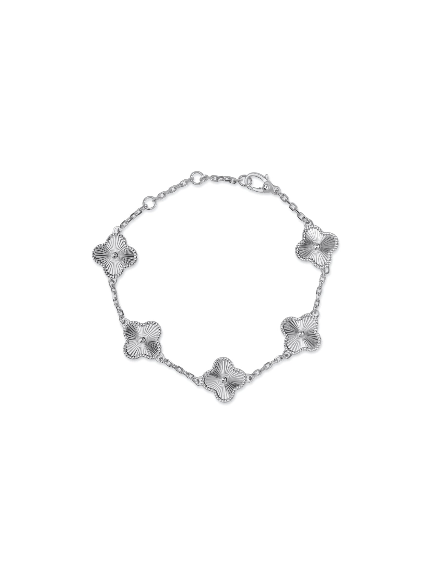 Bracelet with LV Star (Rhodium)