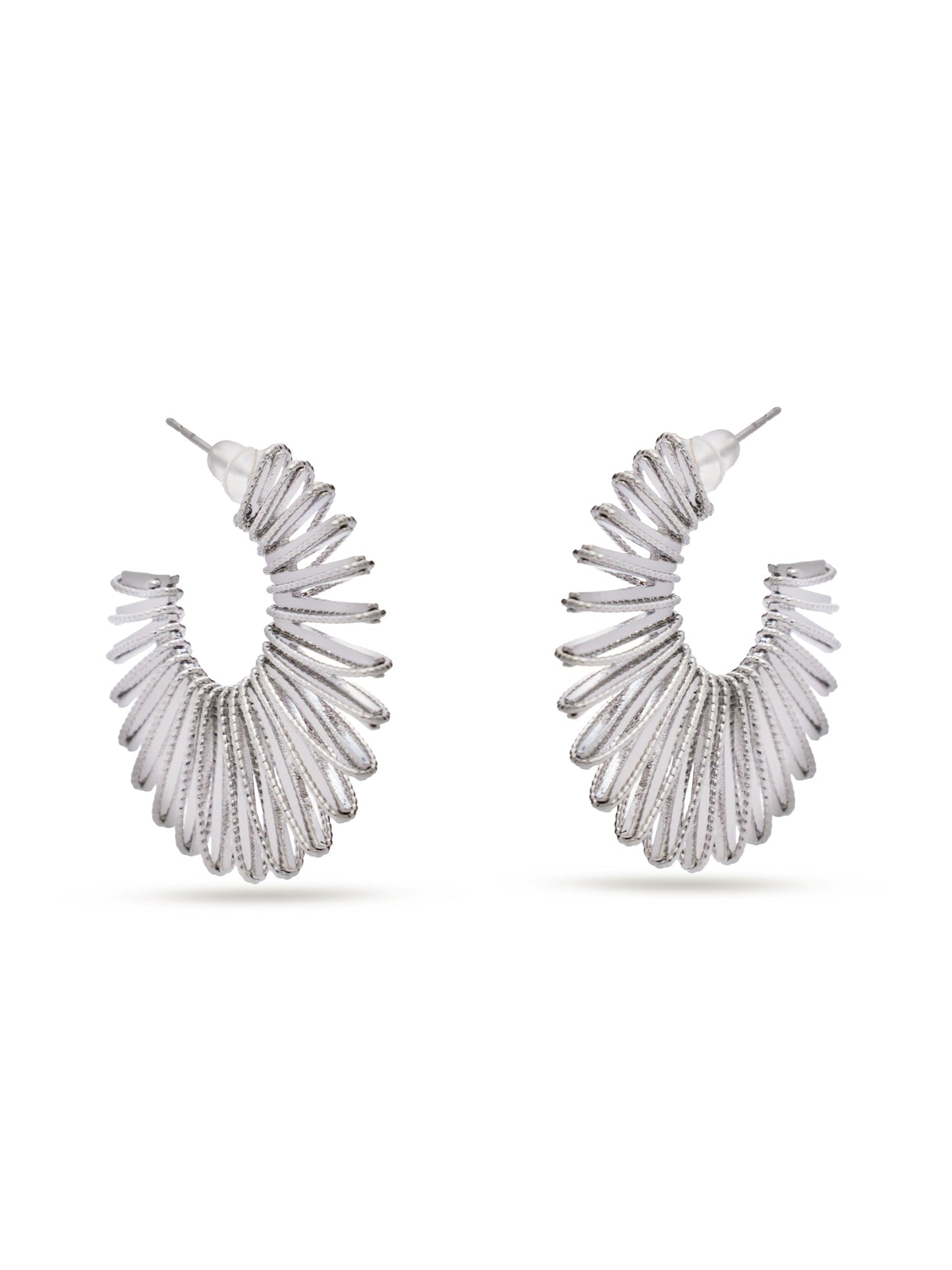 Silver Rays Earrings