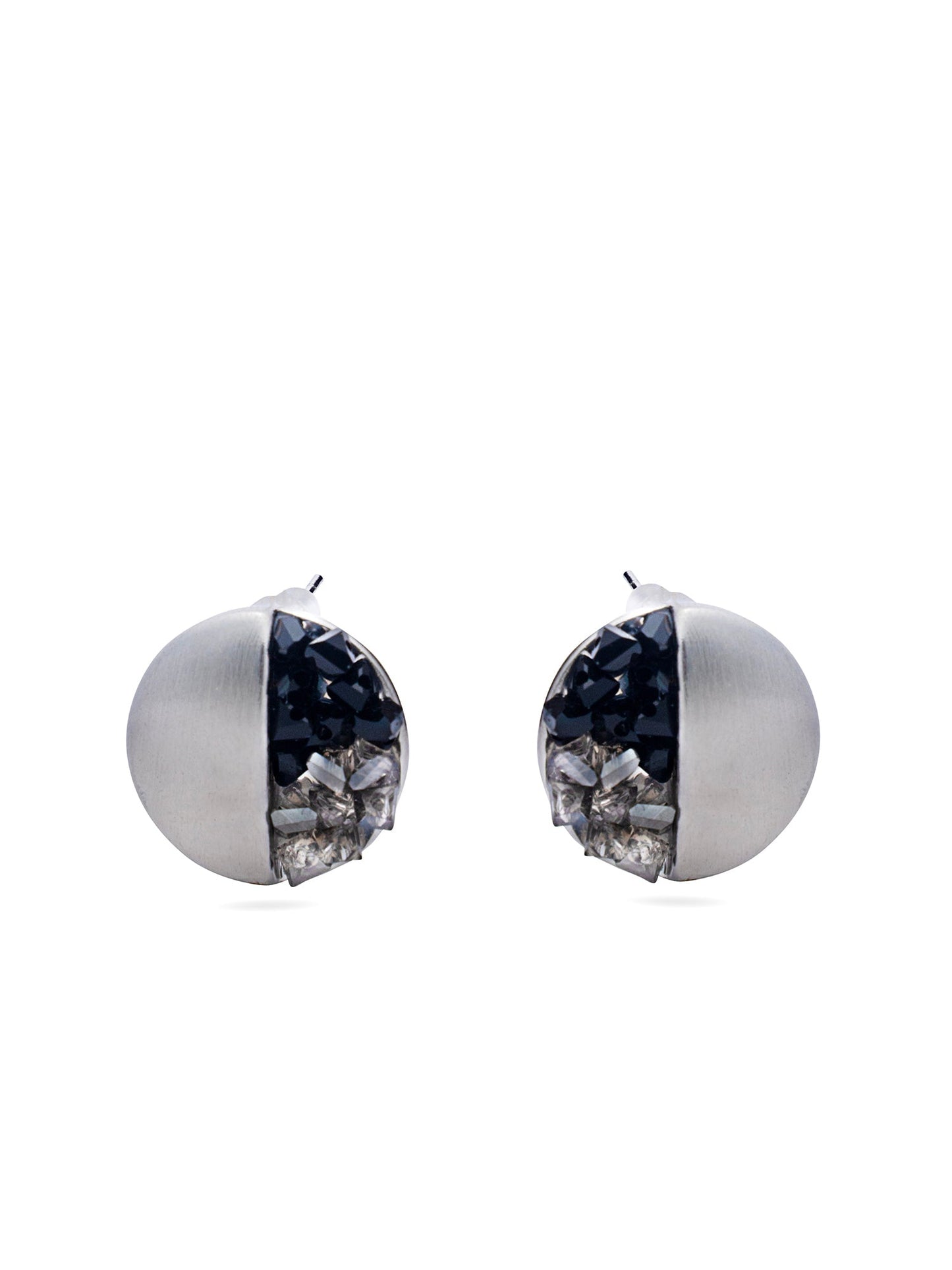 Metallic Crystal Earrings