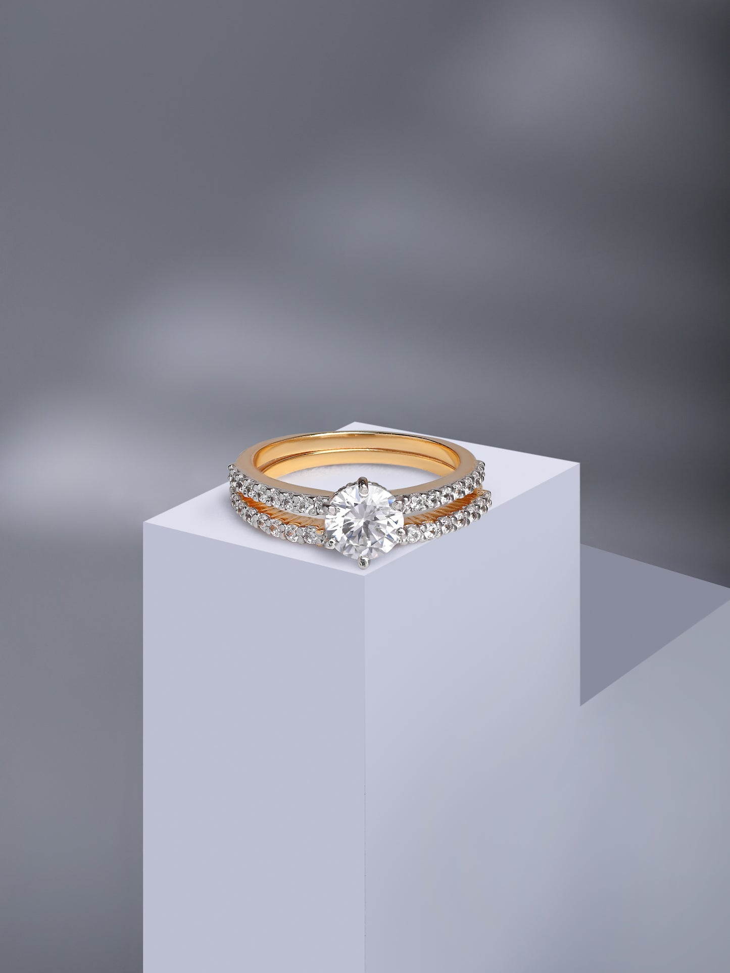 Swarovski Doublet Ring