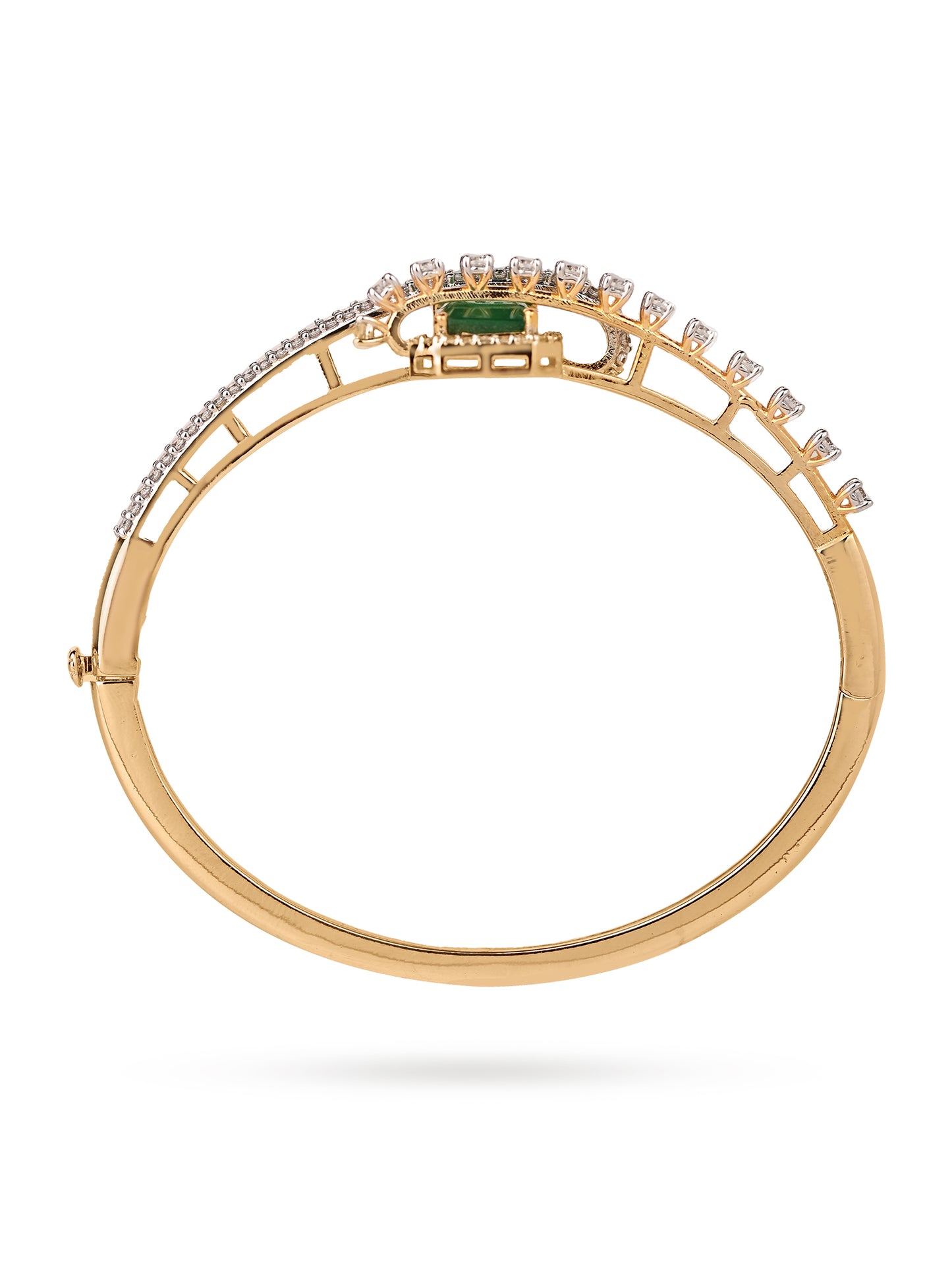 Swarovski & Emerald Bracelet
