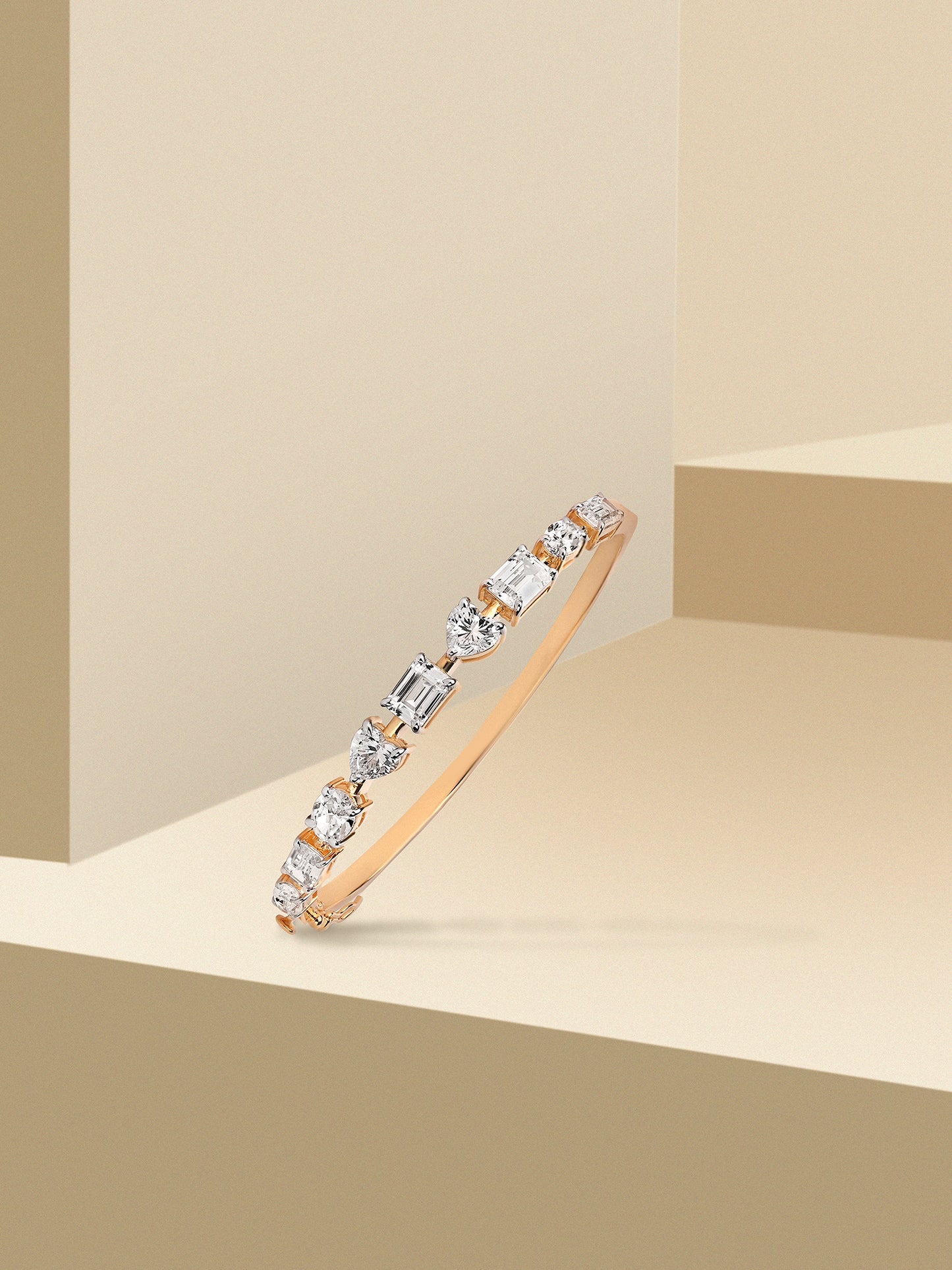 Swarovski Multi Shape Openable Bracelet