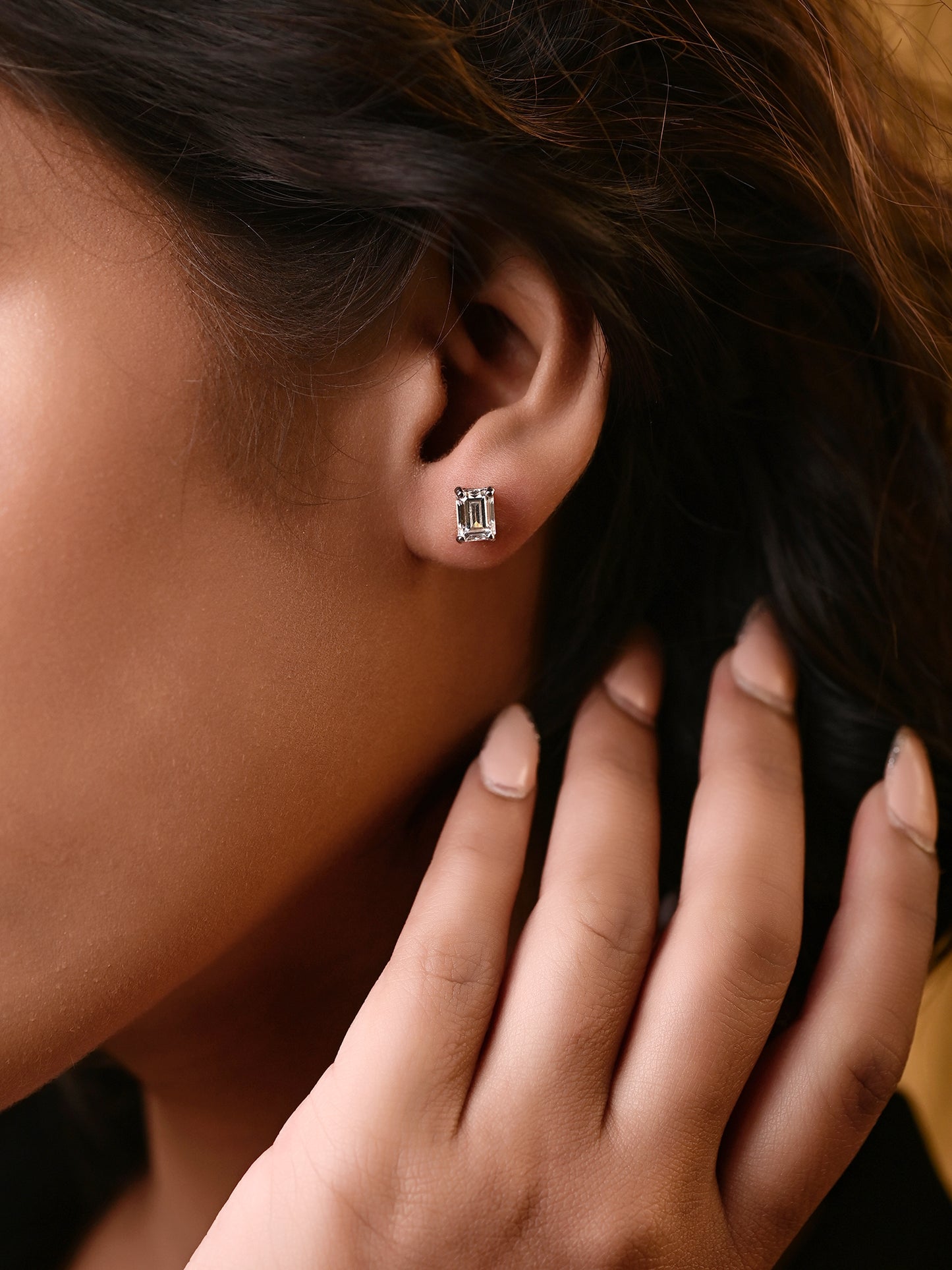 Swarovski Emerald Studs