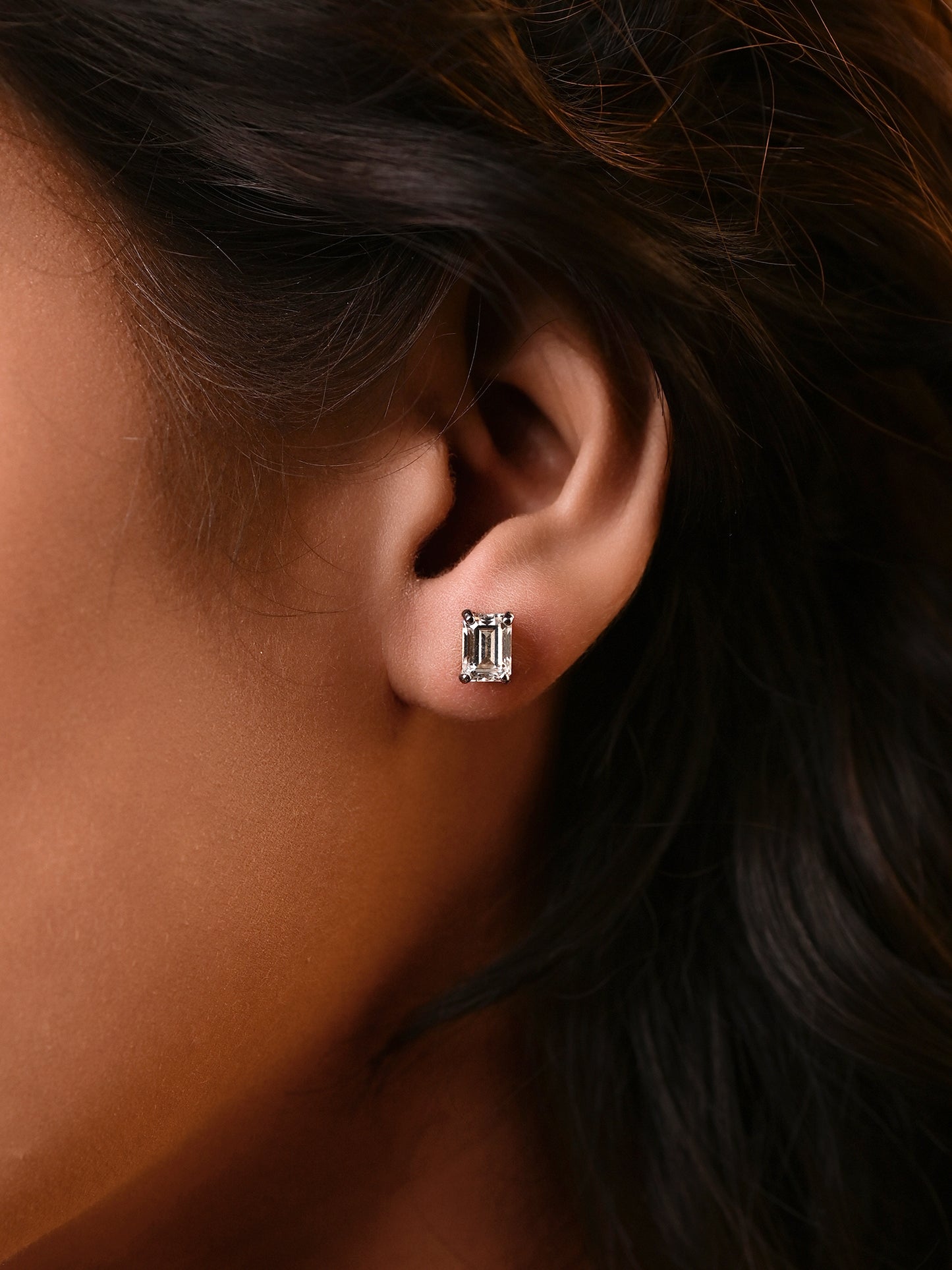 Swarovski Emerald Studs
