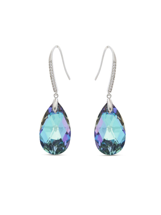 Tear Drop Swarovski Crystal Earrings