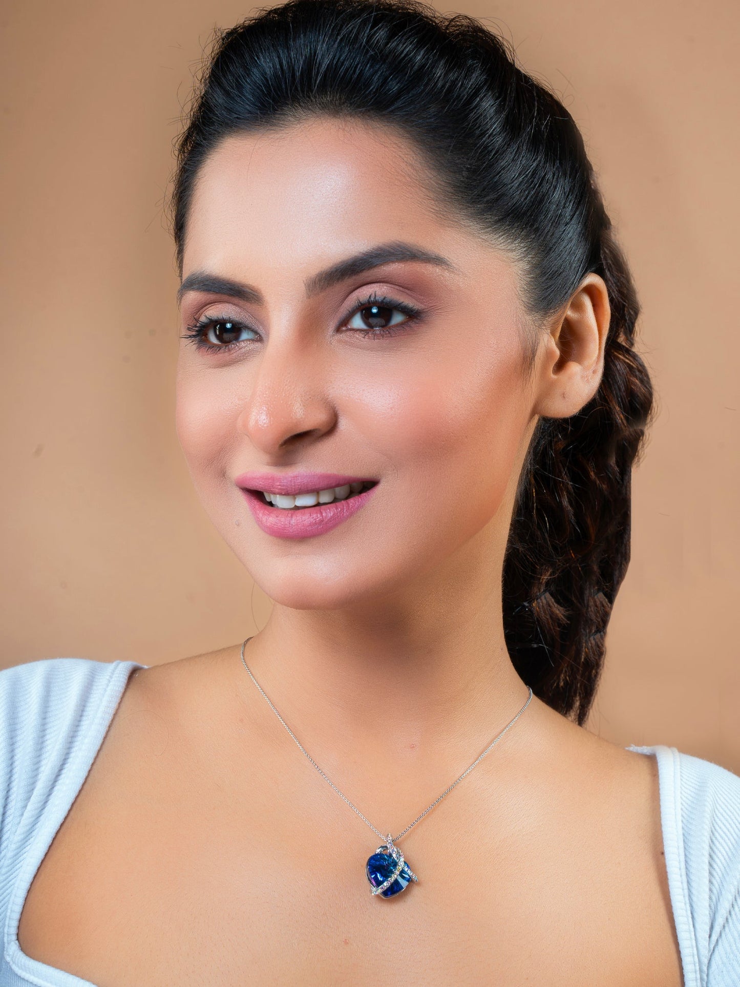 Titanic Swarovski Crystal Pendant - Blue