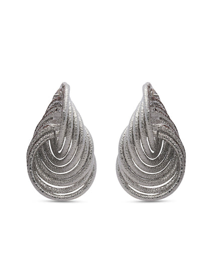 Silver Knotted Earrings