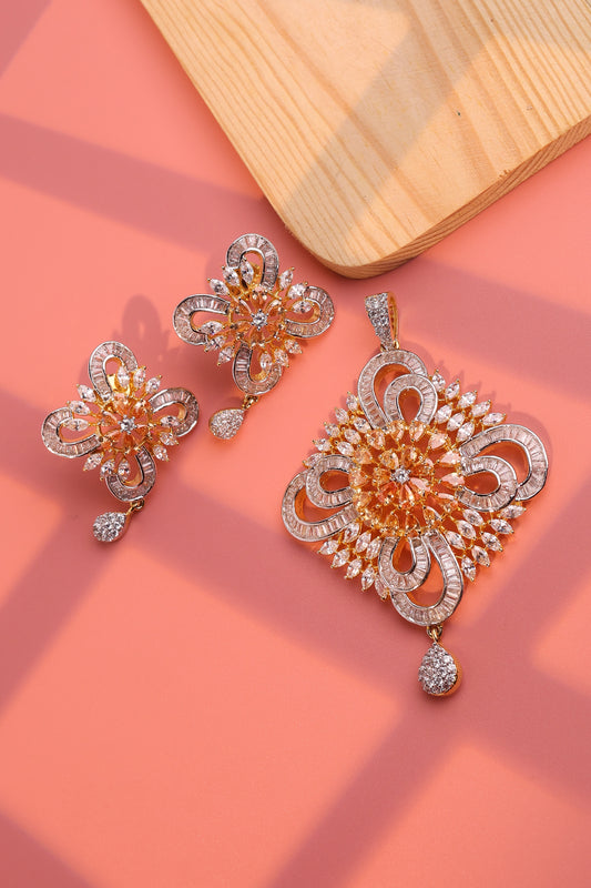 Champagne Pendant Set