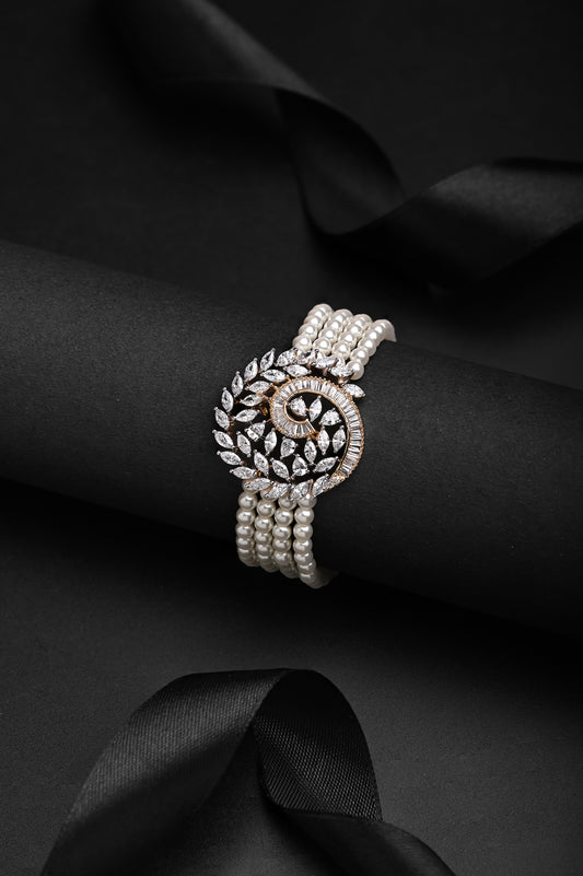 Pearls & Zircon Bracelet
