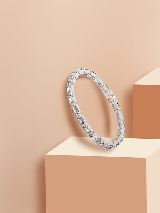 Swarovski Baguette Cut Tennis Bracelet