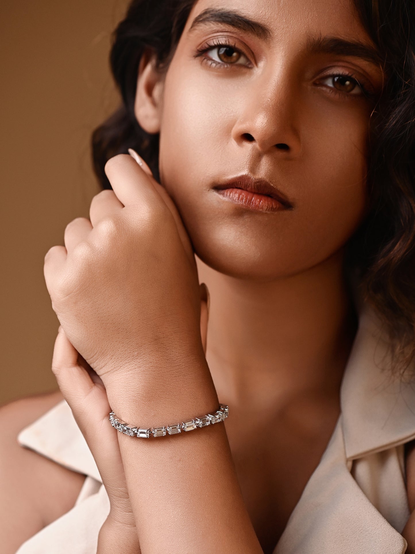 Swarovski Baguette Cut Tennis Bracelet