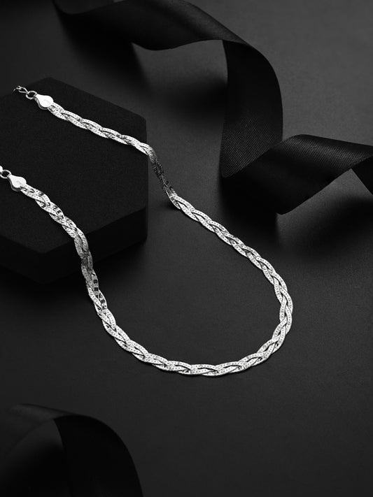 Silver Braided Chain