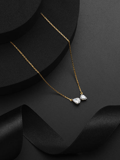 Swarovski 2 Drop Chain Pendant