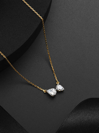 Swarovski 2 Drop Chain Pendant