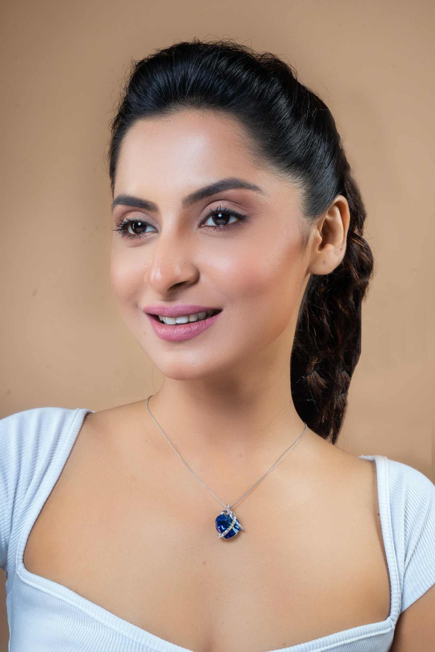 Titanic Swarovski Crystal Pendant - Blue