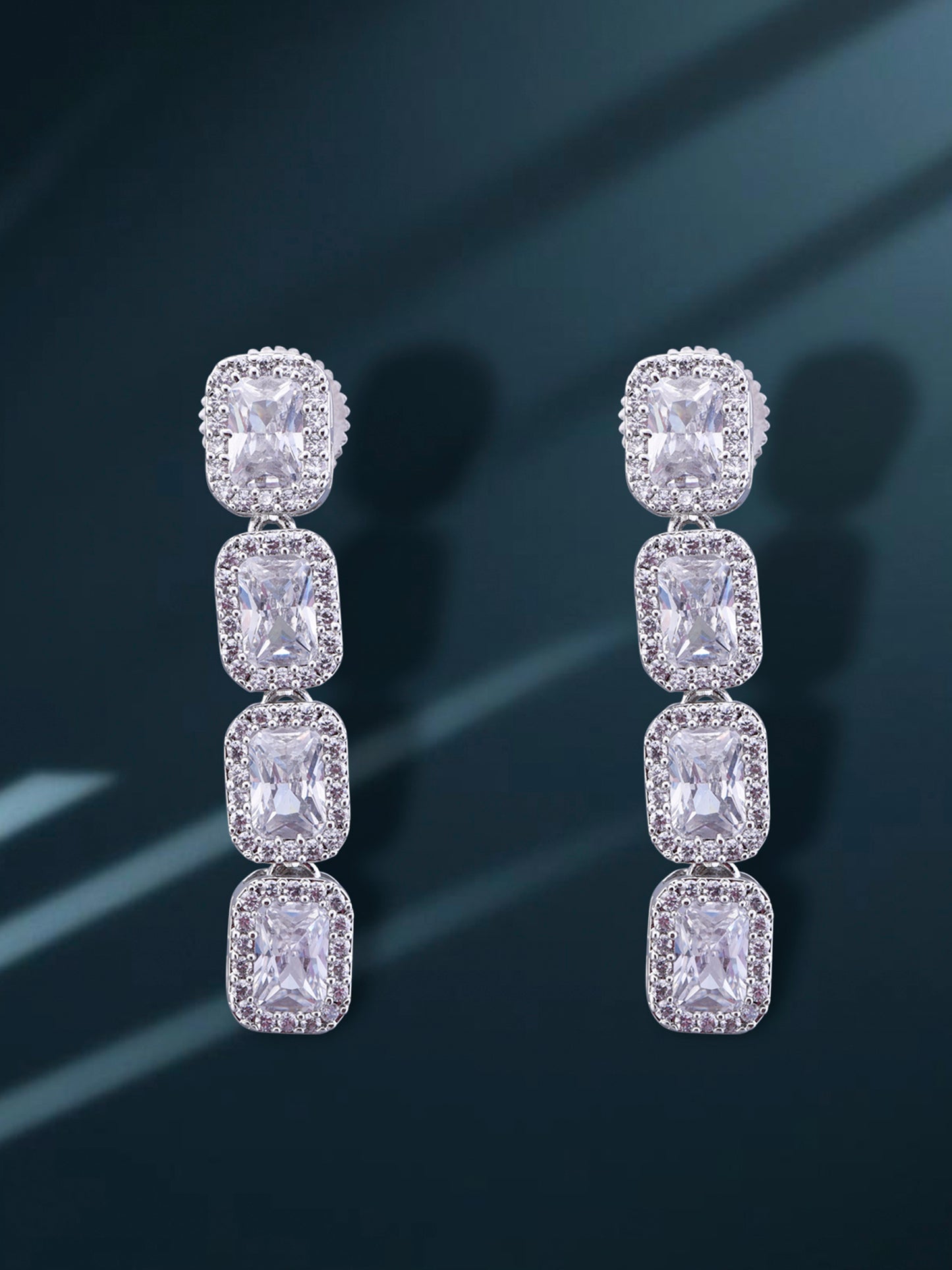 Princess Prism Zircon Necklace Set