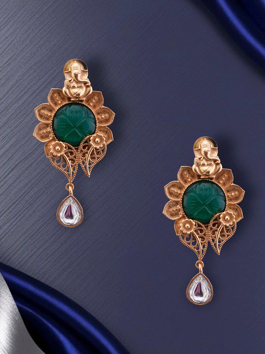Temple Fusion Jadau Earring