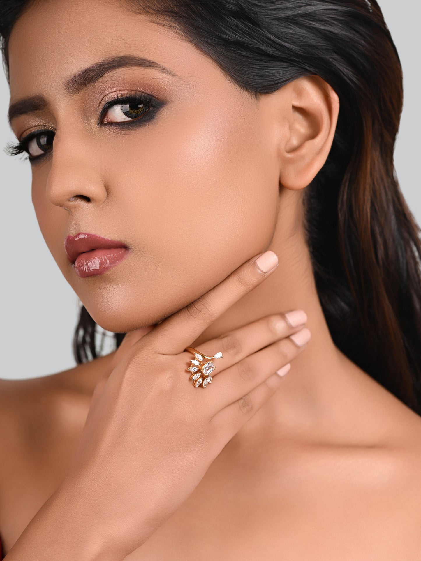 Swarovski Multi Shape Cocktail Ring