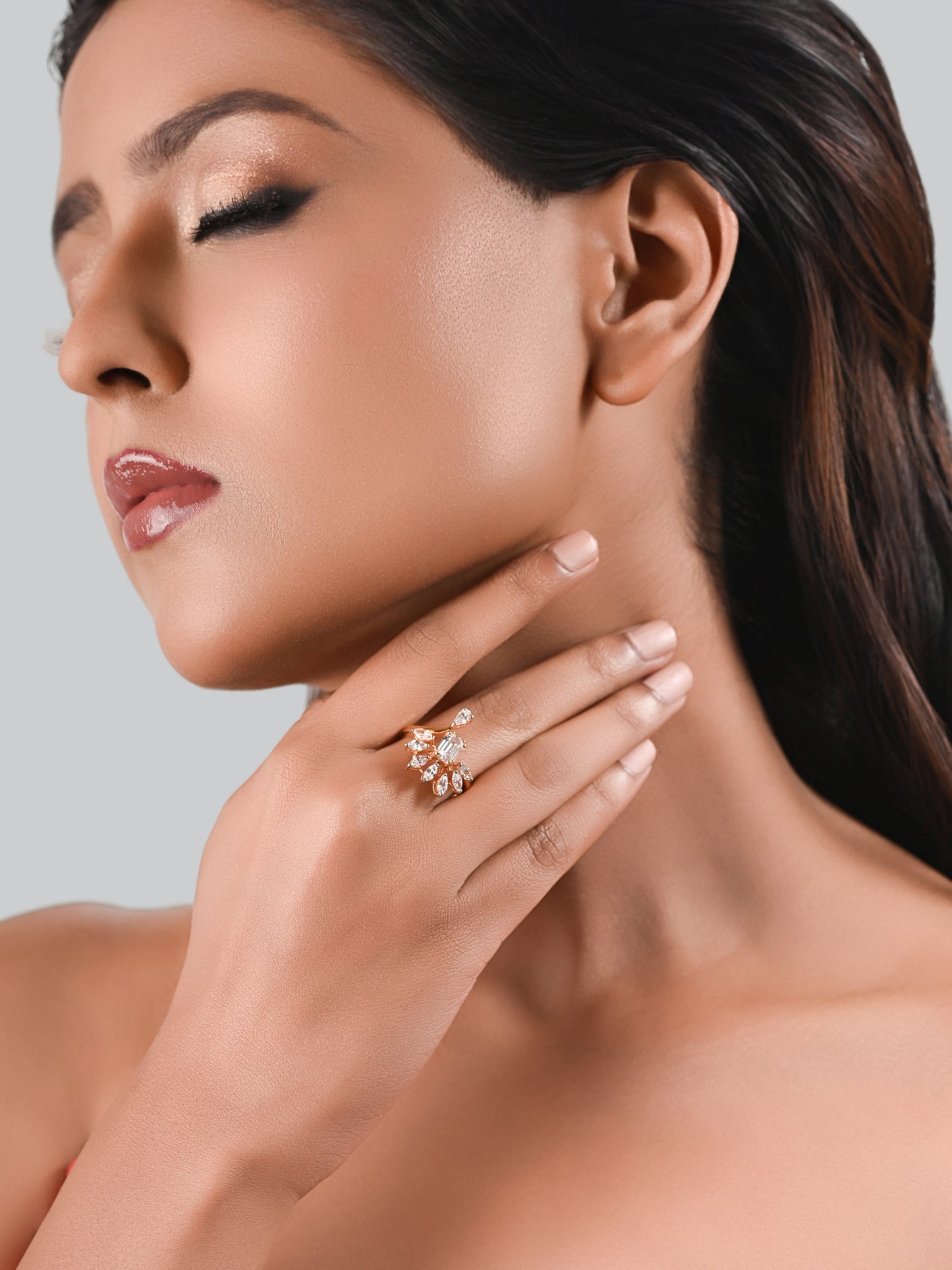 Swarovski Multi Shape Cocktail Ring