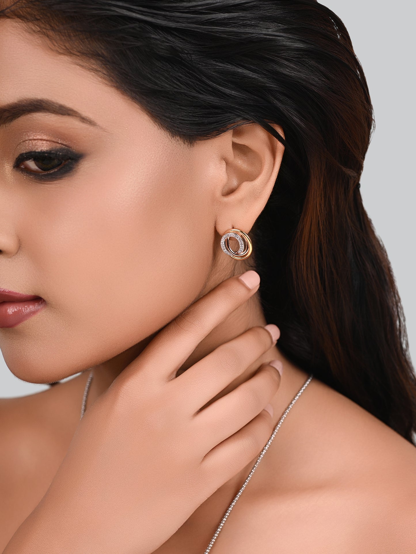 92.5 Silver Interlocked Pendent Set