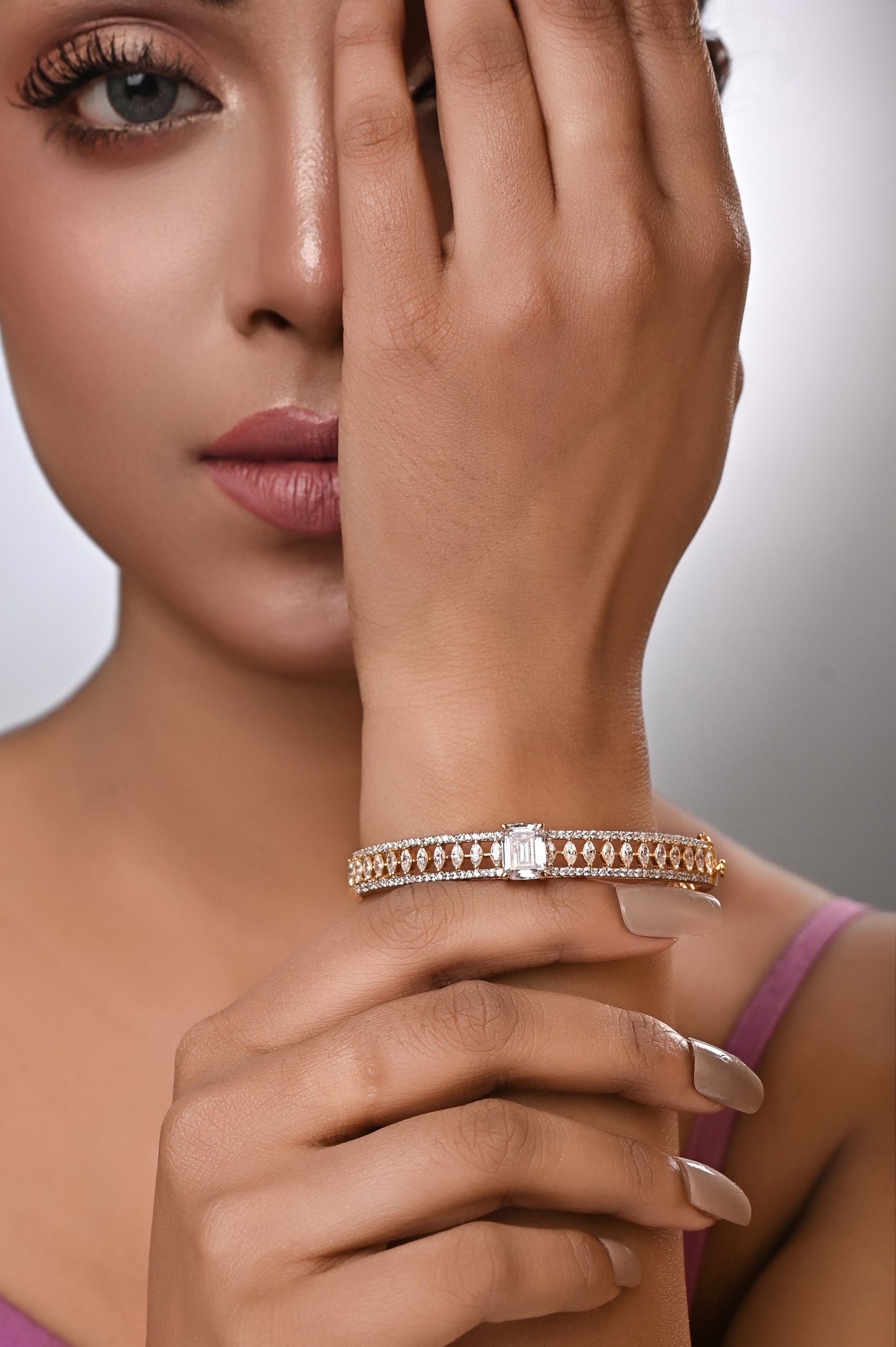 Swarovski Emerald Cut Designer Bracelet