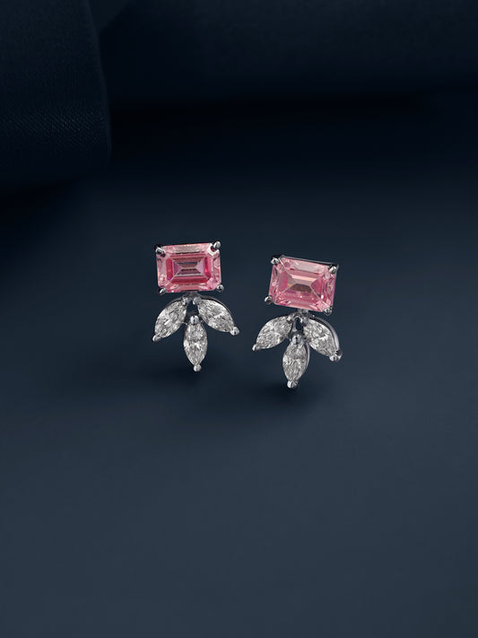 Swarovski Pink Studs
