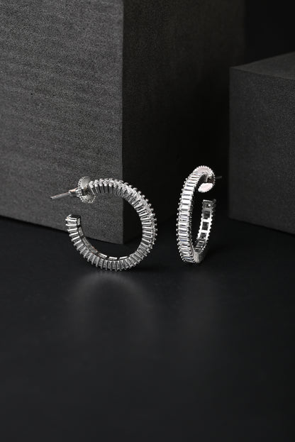 Luxe Zircon Hoops