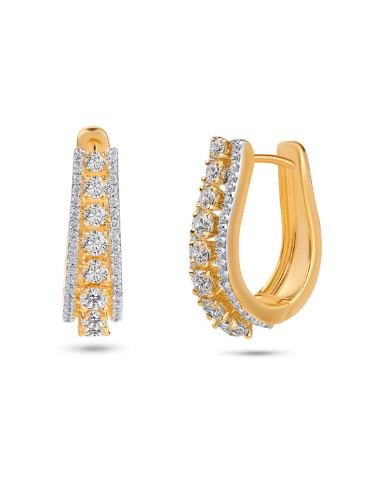 Swarovski Trending Solitaire Balis In Dual Finish