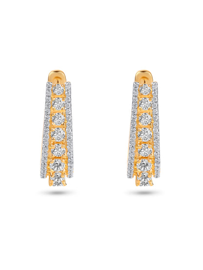 Swarovski Trending Solitaire Balis In Dual Finish