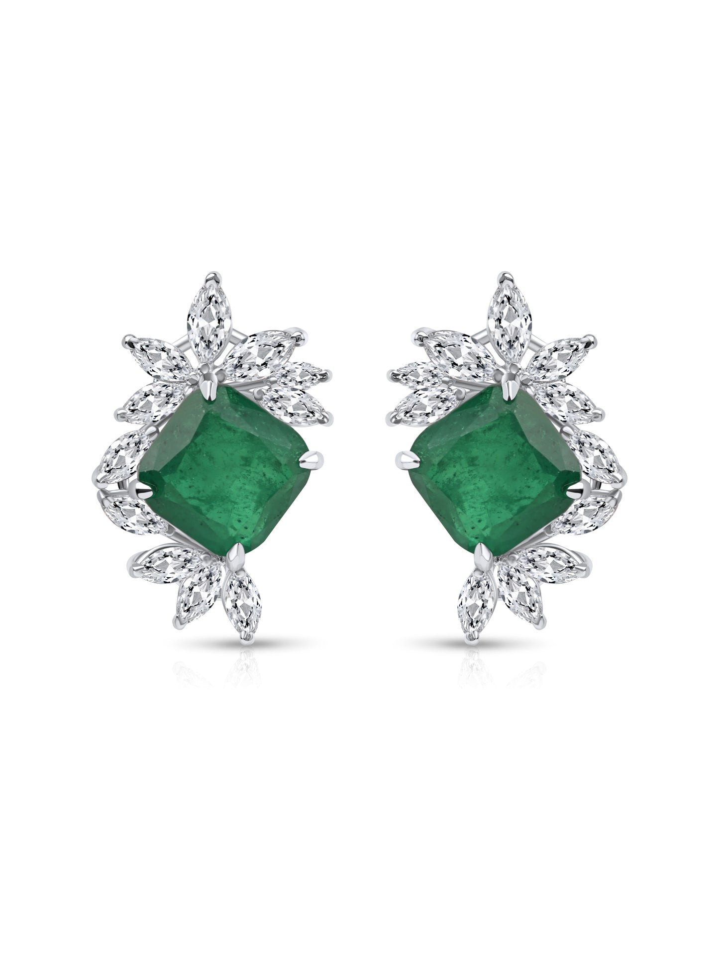 Emerald Green Swarovski Earings