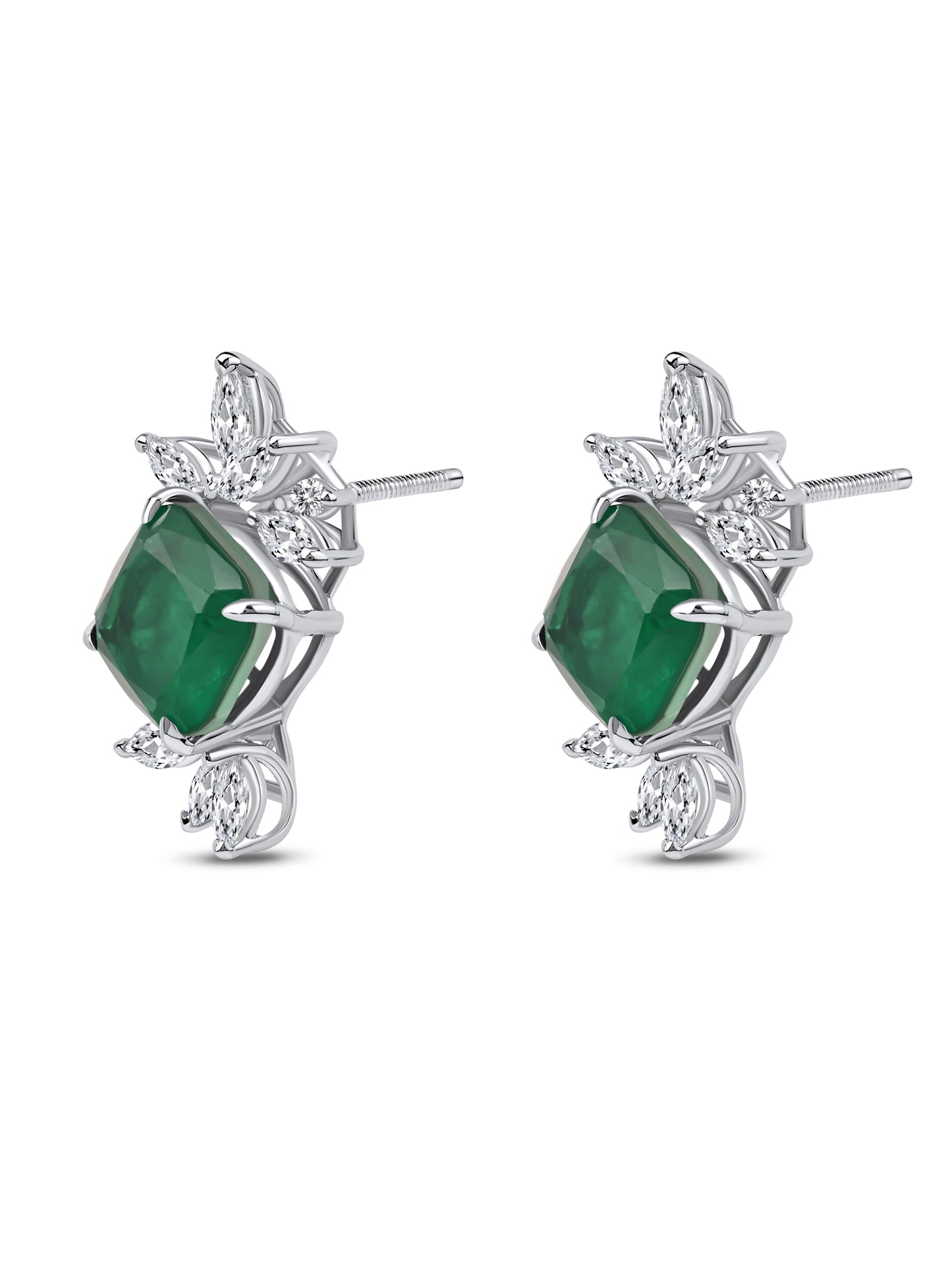 Emerald Green Swarovski Earings