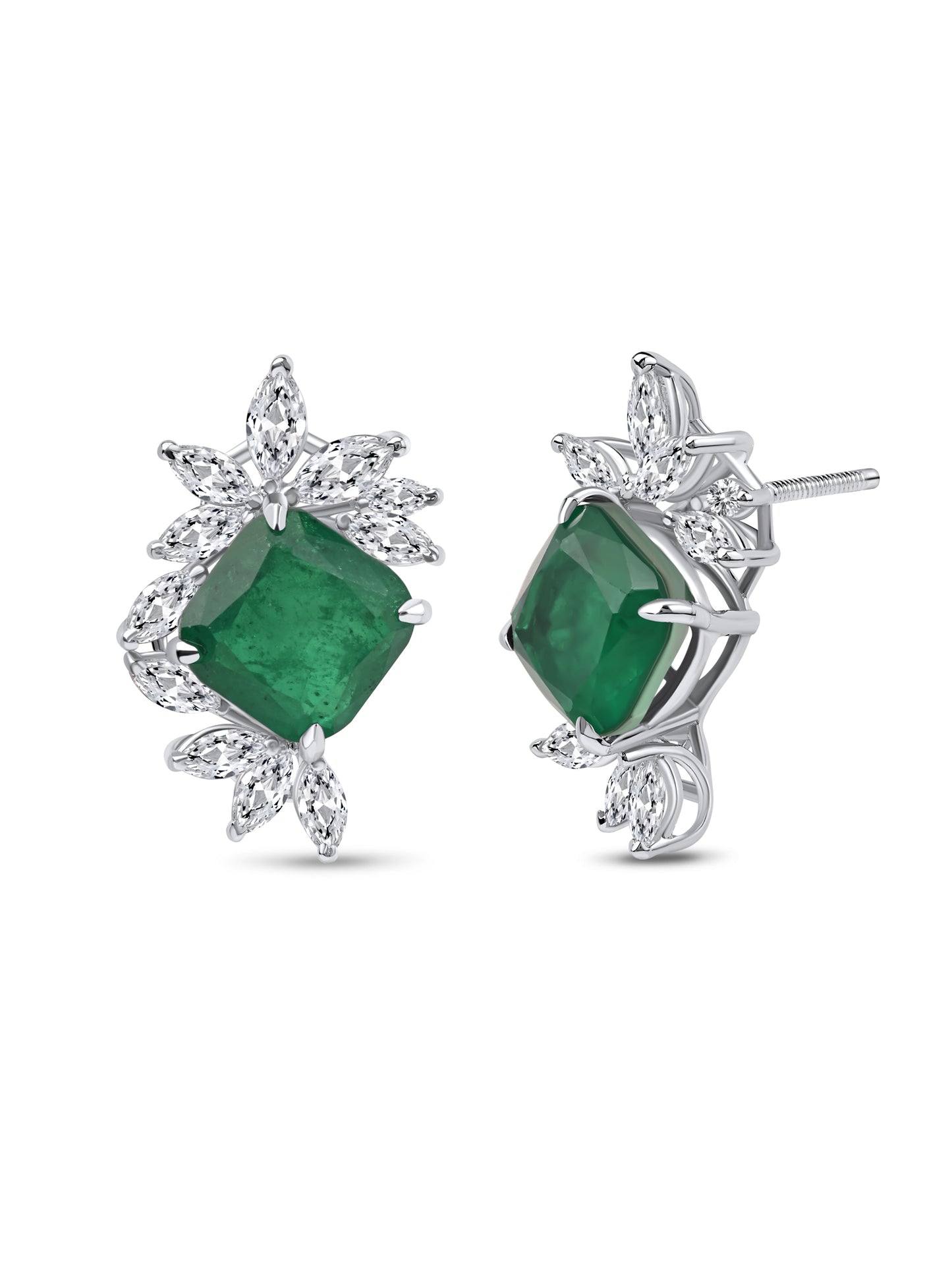 Emerald Green Swarovski Earings