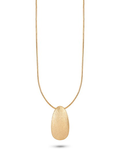 Rustic Pendent Set with Chain (Gold)