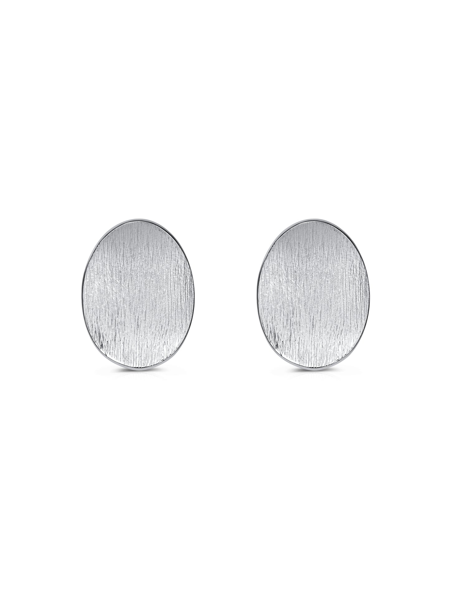 Rustic Pendent Set With Chain (Rhodium)