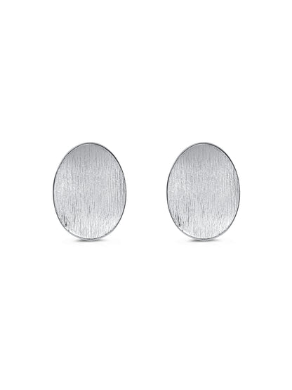 Rustic Pendent Set With Chain (Rhodium)