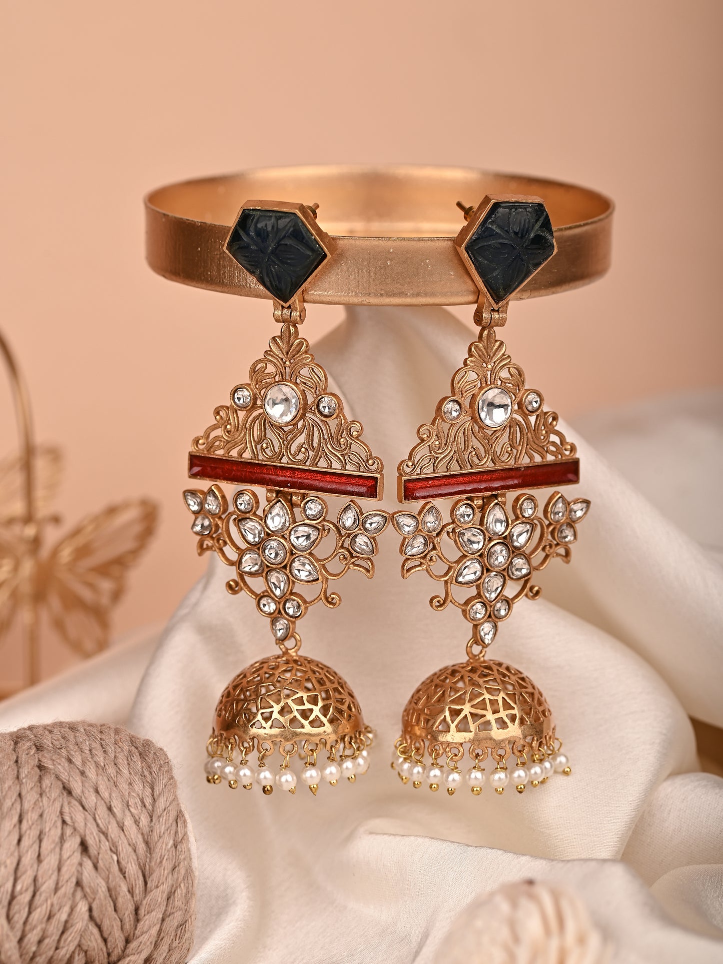 Traditional Yet Fusion Earring