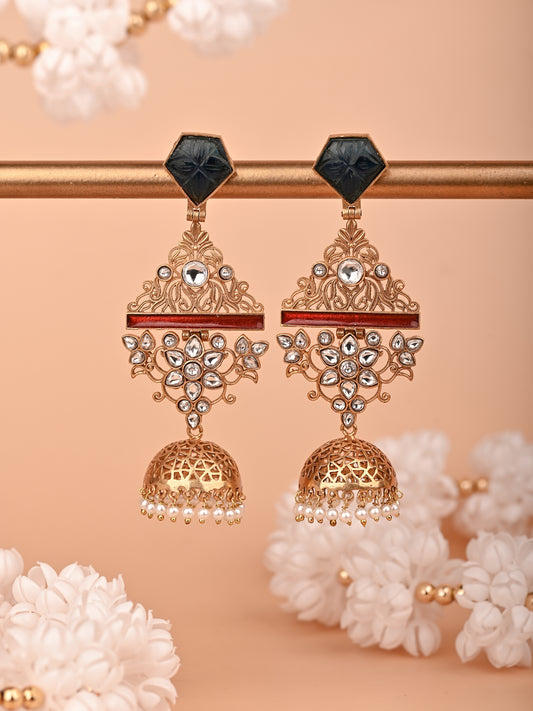 Traditional Yet Fusion Earring