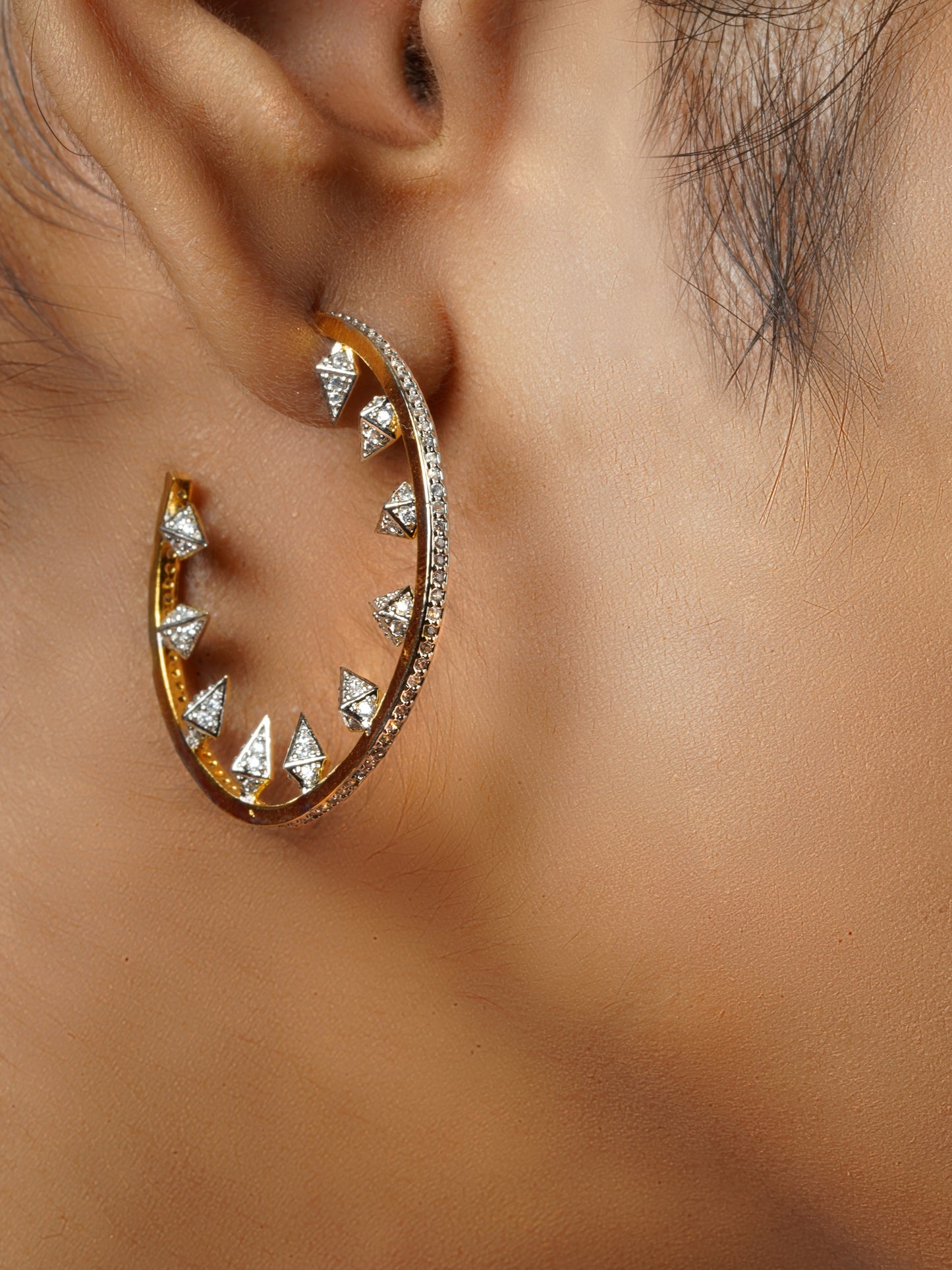 Vortex Vogue Zircon Hoops