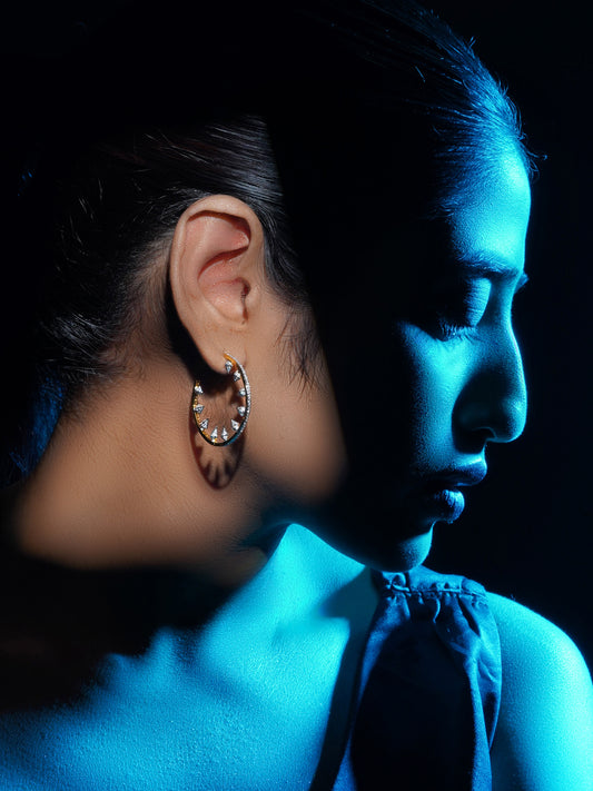 Vortex Vogue Zircon Hoops