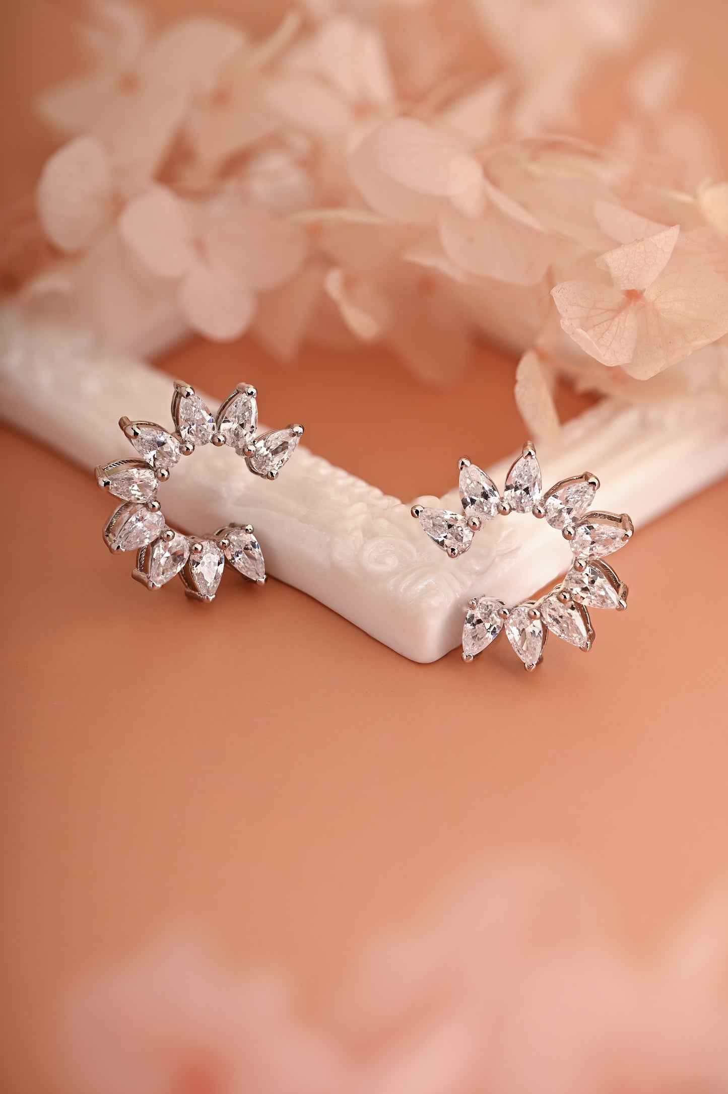 Swarovski Lunar Shaped Earring