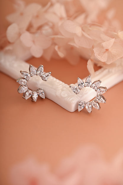Swarovski Lunar Shaped Earring