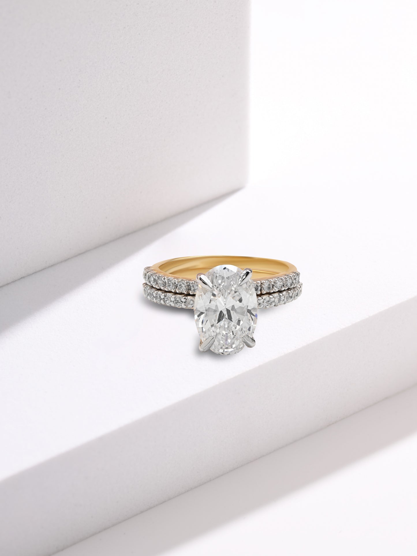 Swarovski Oval Cut Double Ring