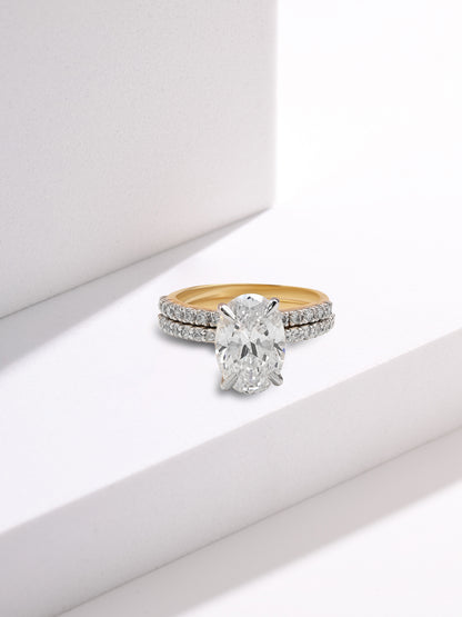 Swarovski Oval Cut Double Ring