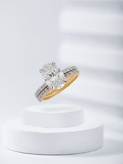 Swarovski Oval Cut Double Ring