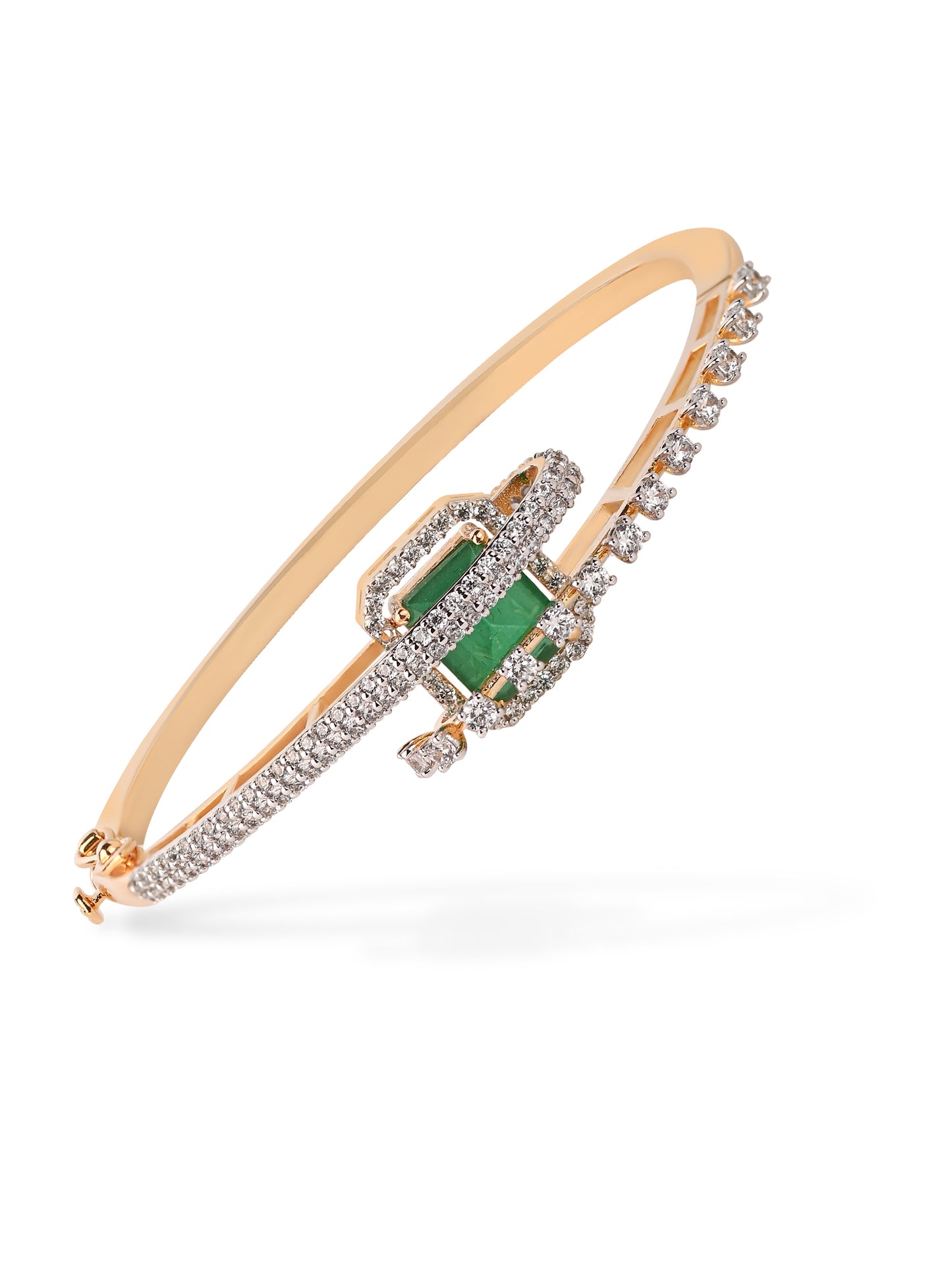 Swarovski & Emerald Bracelet