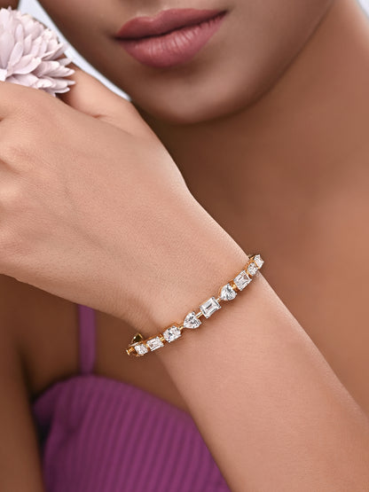 Swarovski Multi Shape Openable Bracelet
