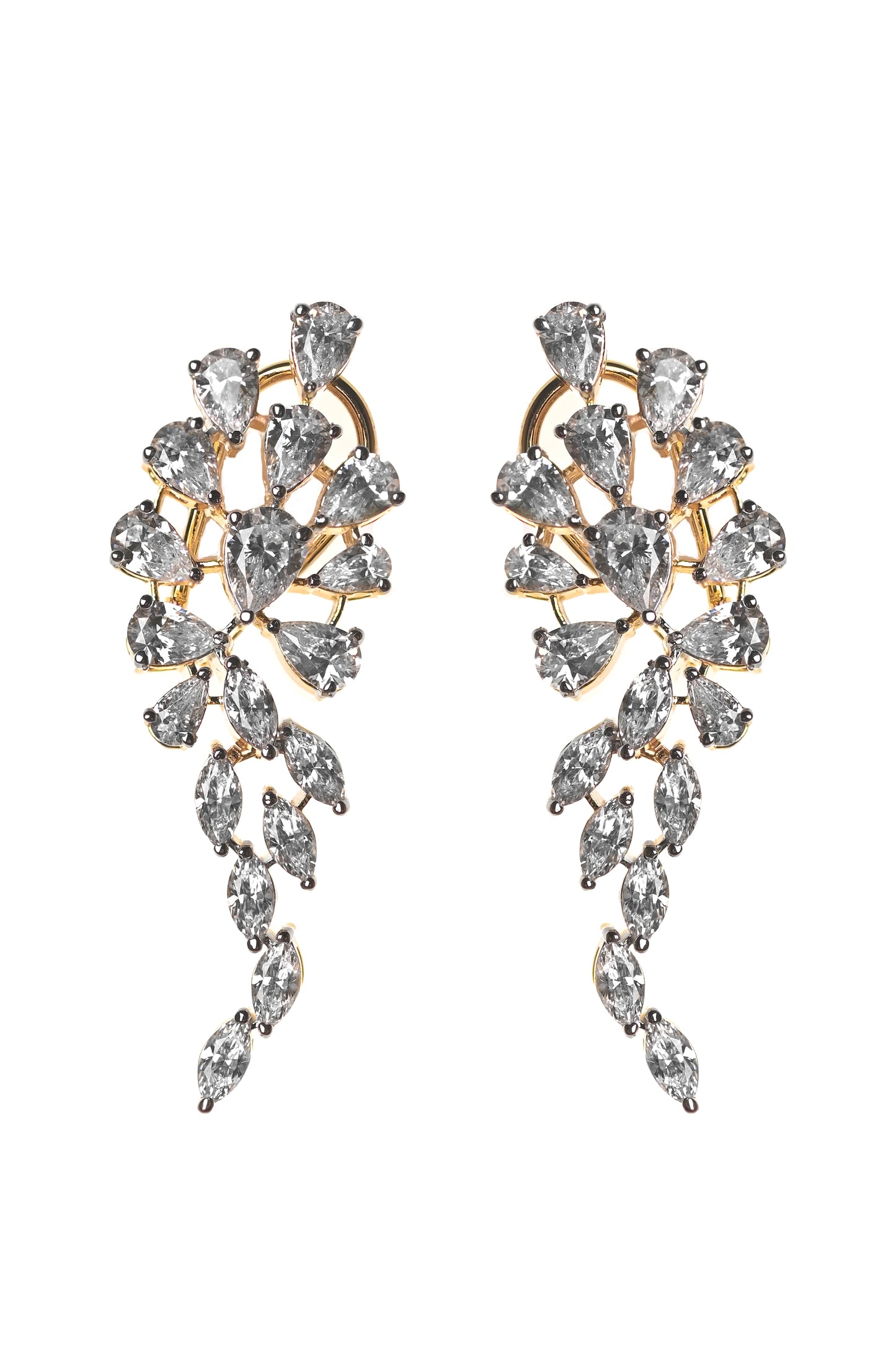 Swarovski Floral Cascade Earrings