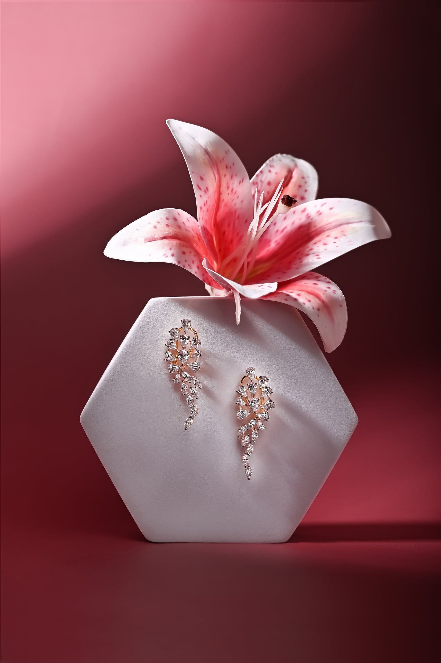 Swarovski Floral Cascade Earrings
