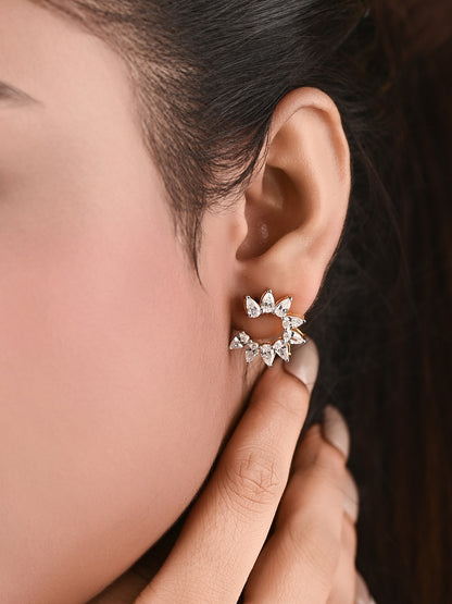 Swarovski Lunar Shaped Earring