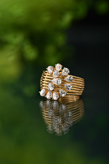 925 Sterling Silver Swarovski Cocktail Ring